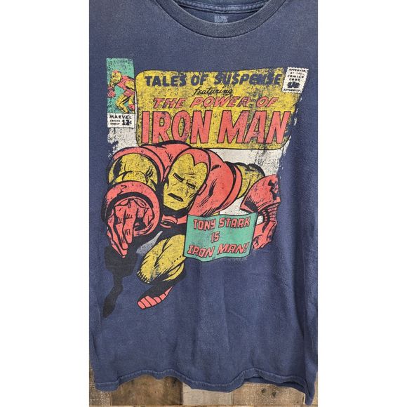 Marvel Comics Iron Man The Power Of Iron Man Adult Small - Picture 6 of 8